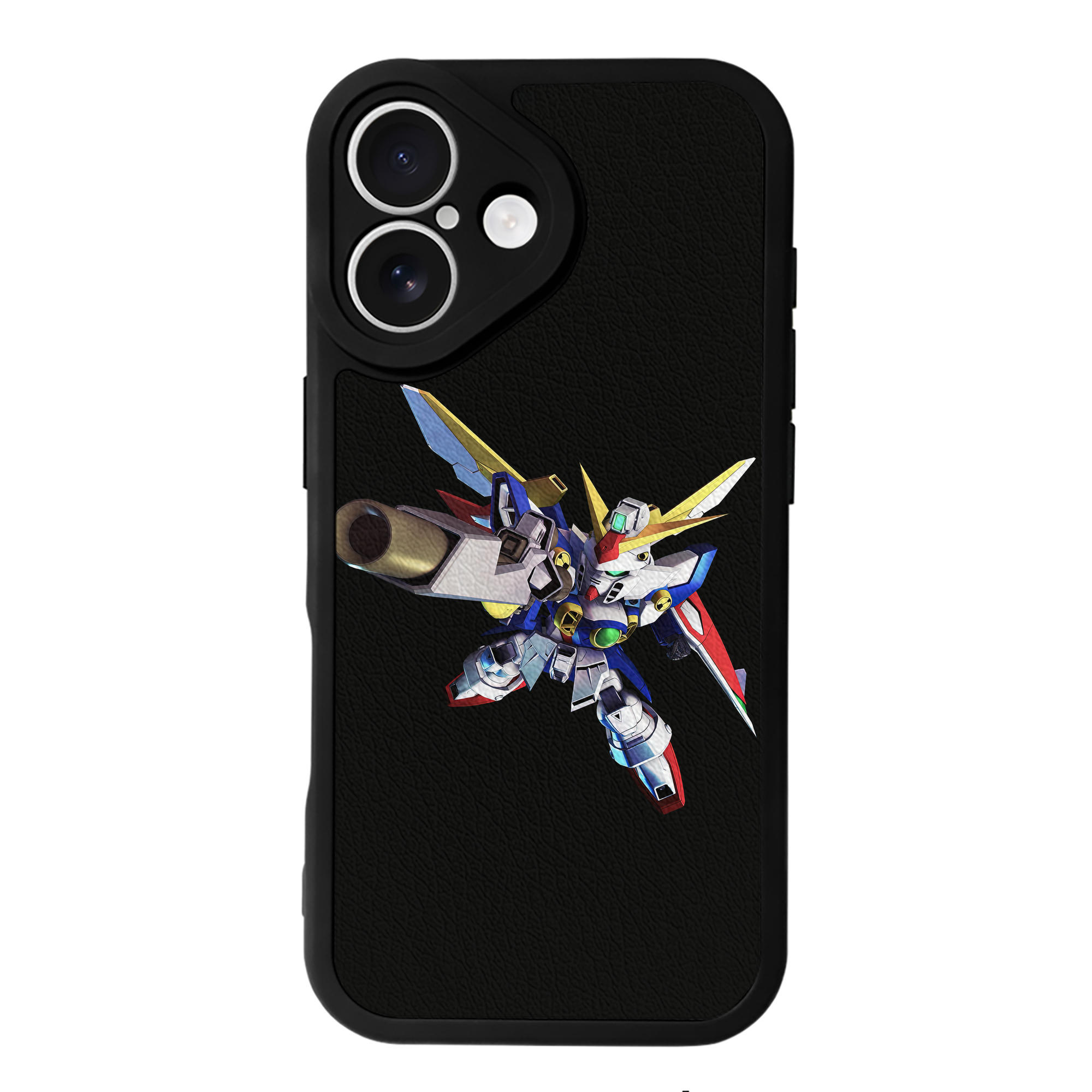（画像用） 機動戦士ガンダム Mobile Suit Gundam 【iPhone 16シリーズ対応】シリコンスマホケース（レザー調） 材質：シリコン